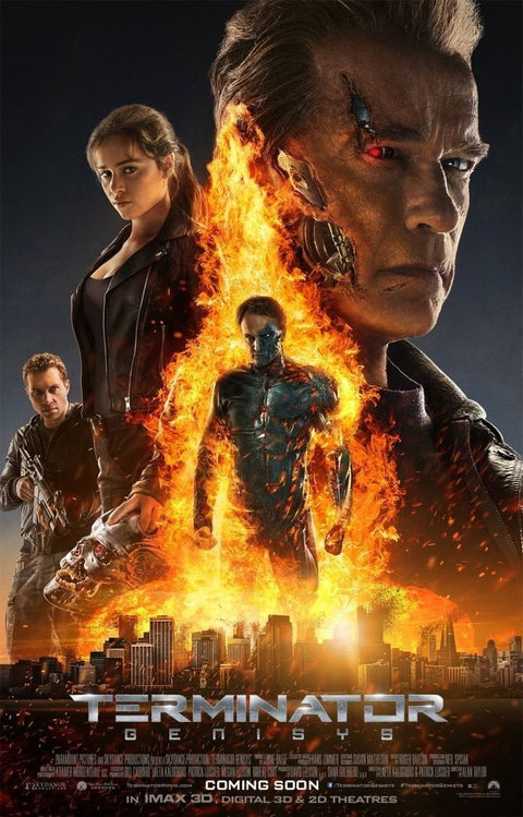 《未來戰士5： 智能創世Terminator Genisys (2015)  》英文版高品質印刷雙面燈箱海報