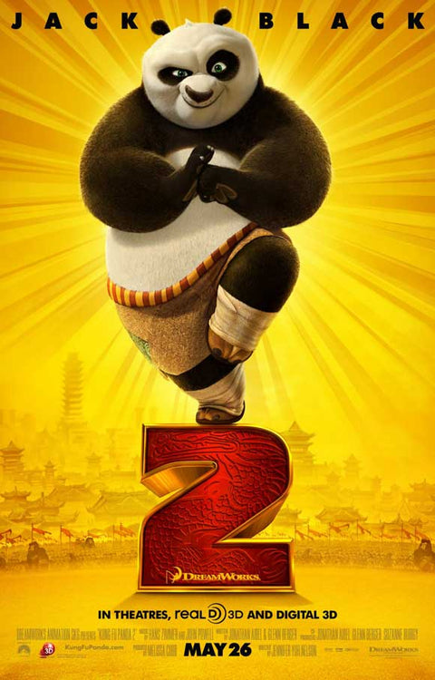 《功夫熊貓2 Kung Fu Panda 2 (2011)》雙面燈箱海報