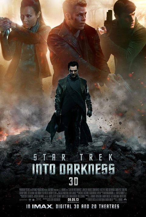 《星空奇遇記：黑域時空 Star Trek: Into Darkness (2013) 》英文版高品質印刷雙面燈箱海報