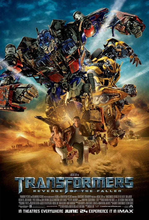 《變形金剛2：狂派再起Transformer : Revenge of the fallen  (2009) 》英文版高品質印刷雙面燈箱海報