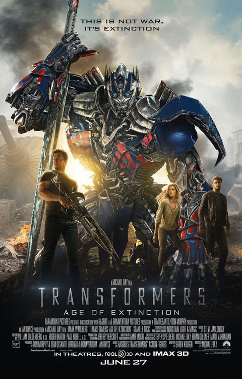 《變形金剛4：殲滅世紀Transformer: Age of extinction (2014) 》高品質印刷雙面燈箱海報