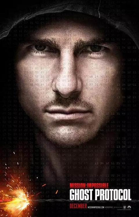 《職業特工隊4：鬼影約章 Mission: Impossible – Ghost Protocol (2011)》雙面燈箱海報實物圖一