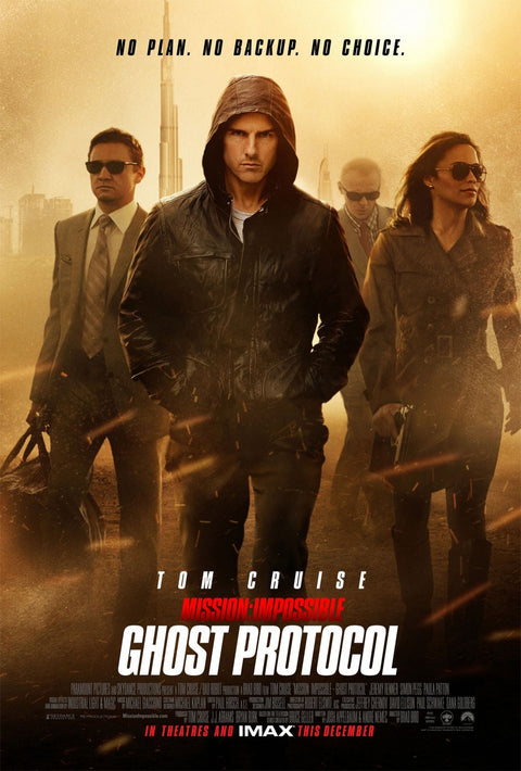 《職業特工隊4：鬼影約章 Mission: Impossible – Ghost Protocol (2011) 》英文版高品質印刷雙面燈箱海報